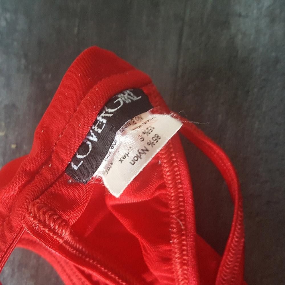 Designer Red Risque Strapped Lovergirl Bandeau Size ONE SIZE - 3 Thumbnail
