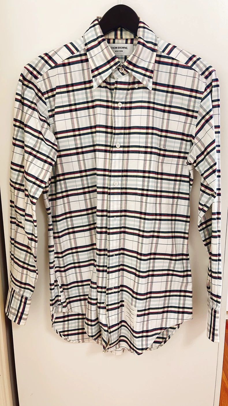 Thom Browne Thom Browne plaid shirt Size US S / EU 44-46 / 1 - 7 Thumbnail