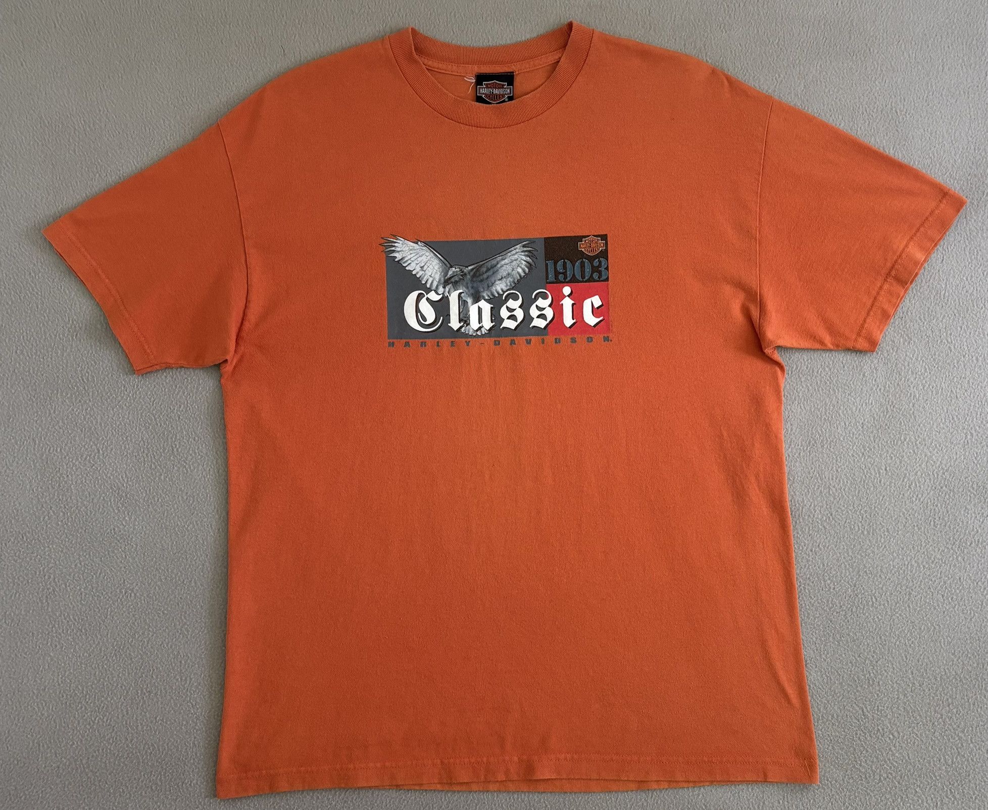 Harley Davidson Harley Davidson Orange T-Shirt size XL Size US XL / EU 56 / 4 - 5 Thumbnail
