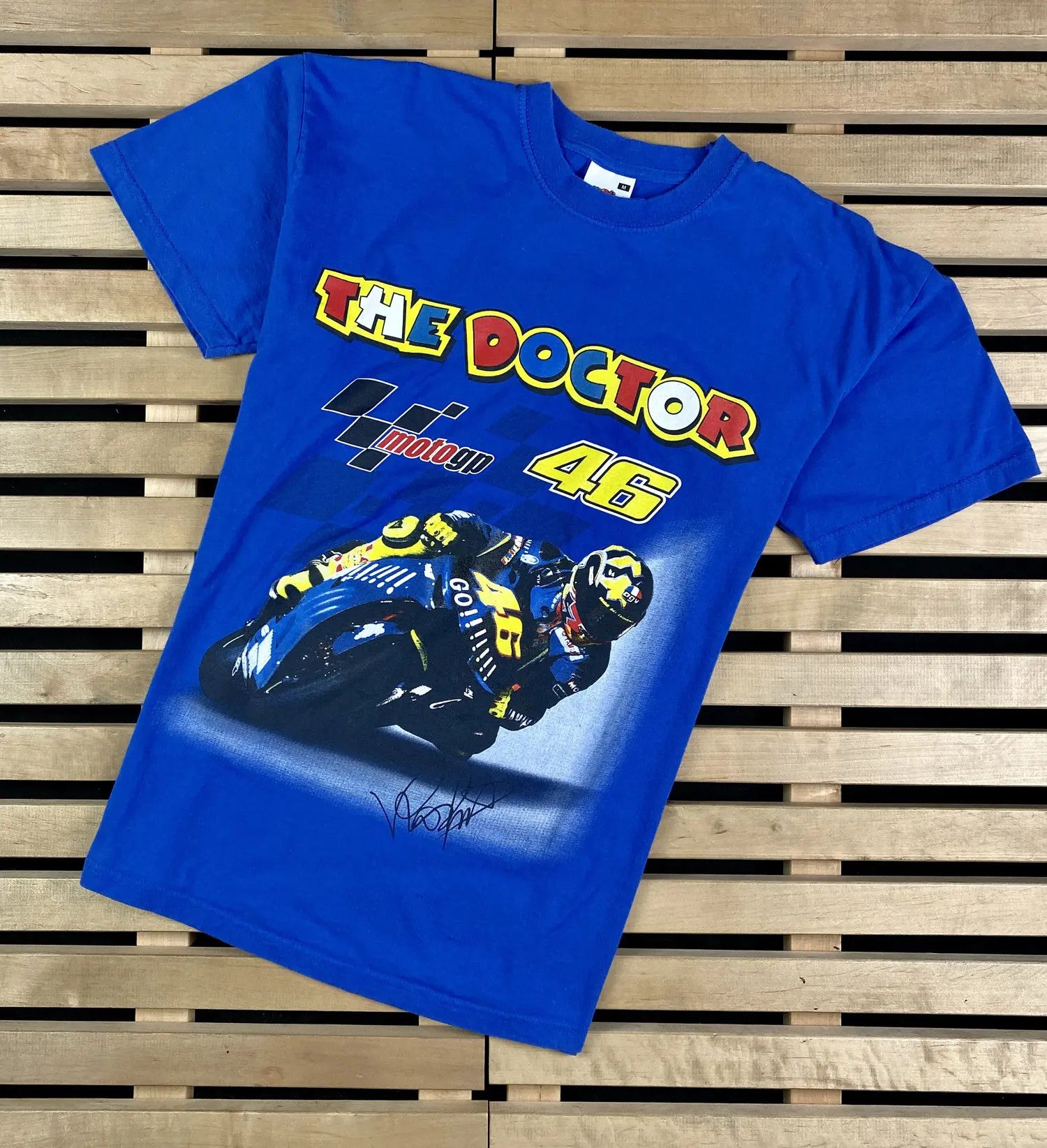 Vintage Men’s Racing Moto T-Shirt The Doctor Vintage Size M Size US M / EU 48-50 / 2 - 1 Thumbnail