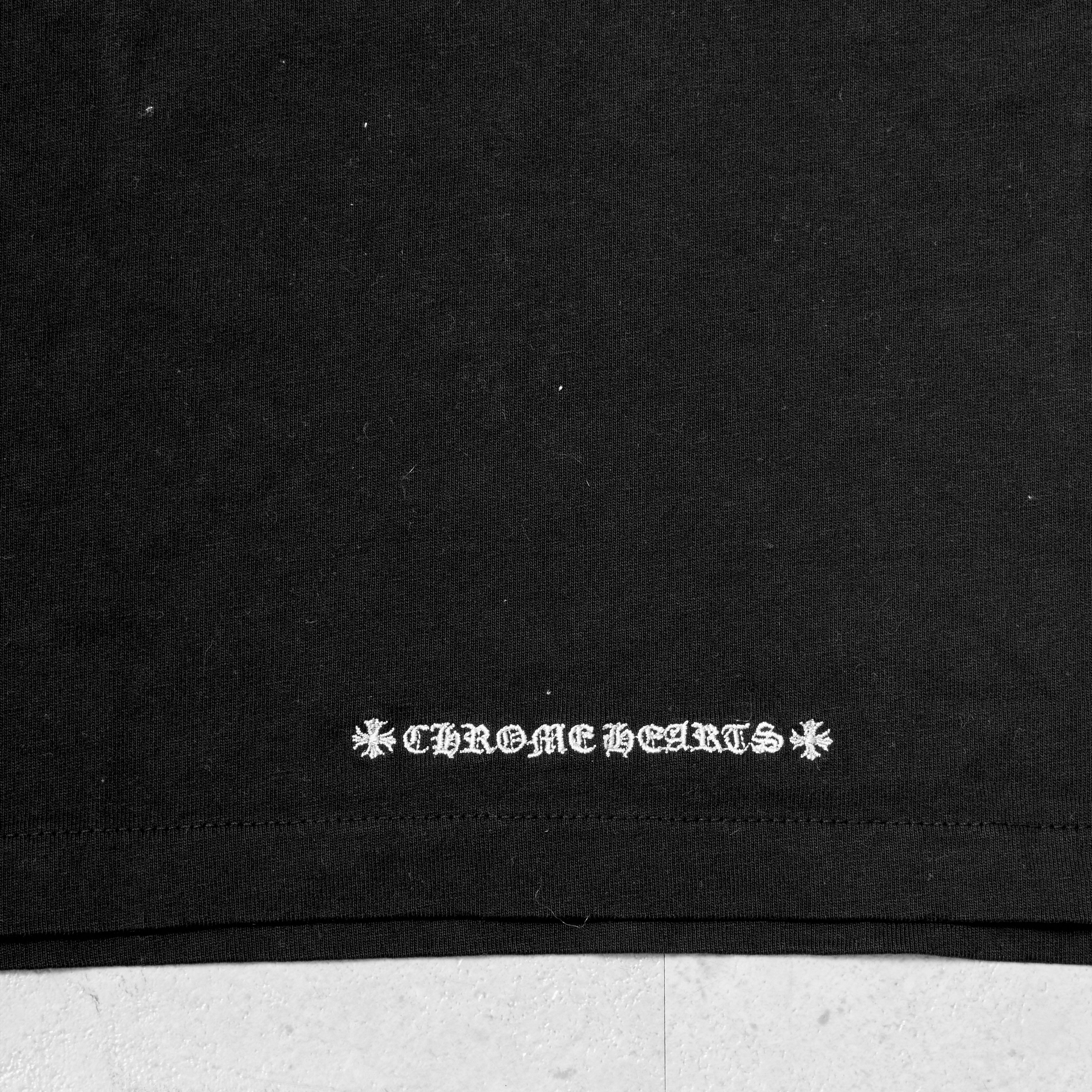 Chrome Hearts CHROME HEARTS LIGHT WORK HAIRY DAGGER T Shirt Black Size S / US 4 / IT 40 - 5 Thumbnail