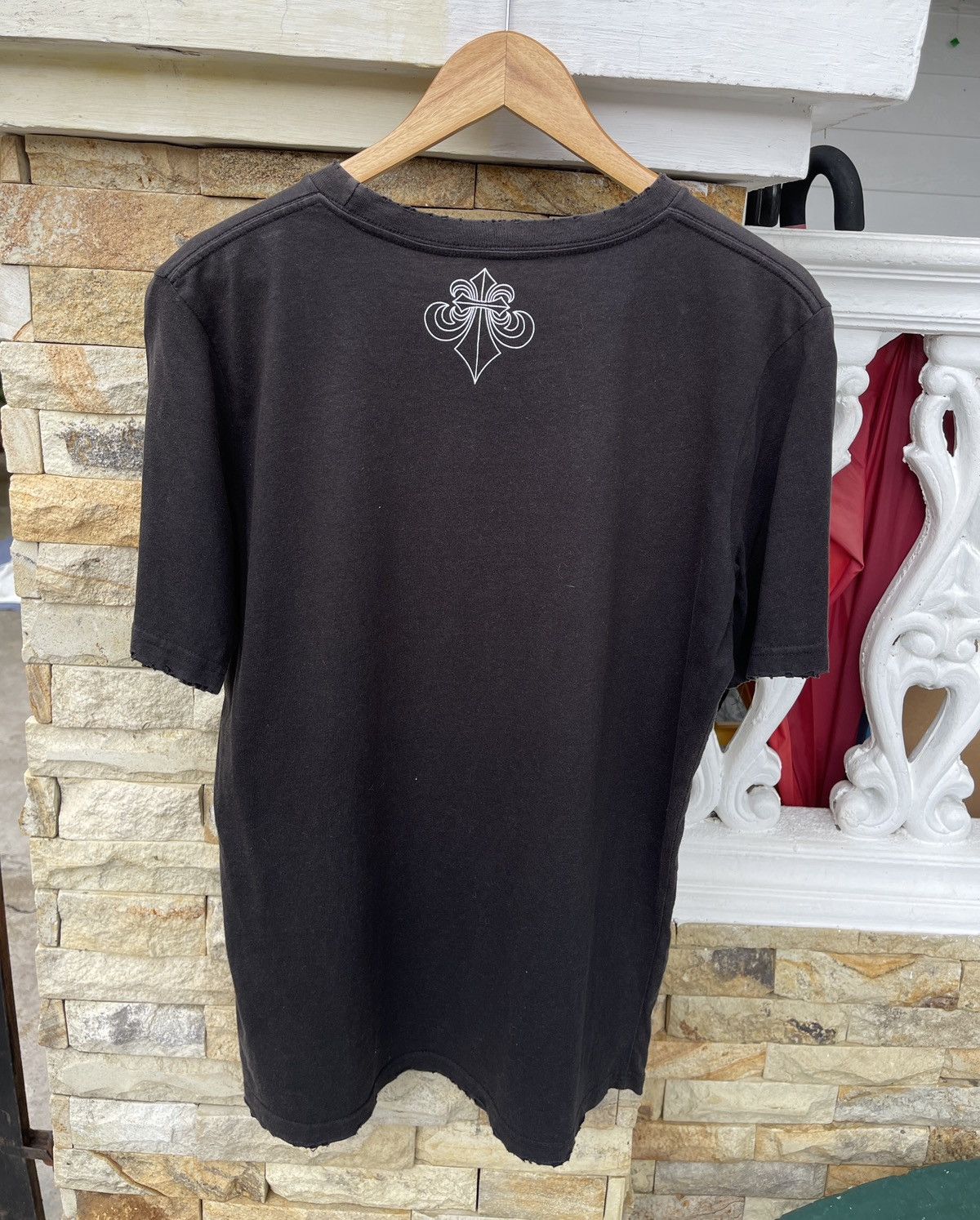 Affliction × Haunted Mound THRASHED🔥AFFLICTION🔥Distressed Sun Faded Black Tshirt Size US M / EU 48-50 / 2 - 8 Thumbnail