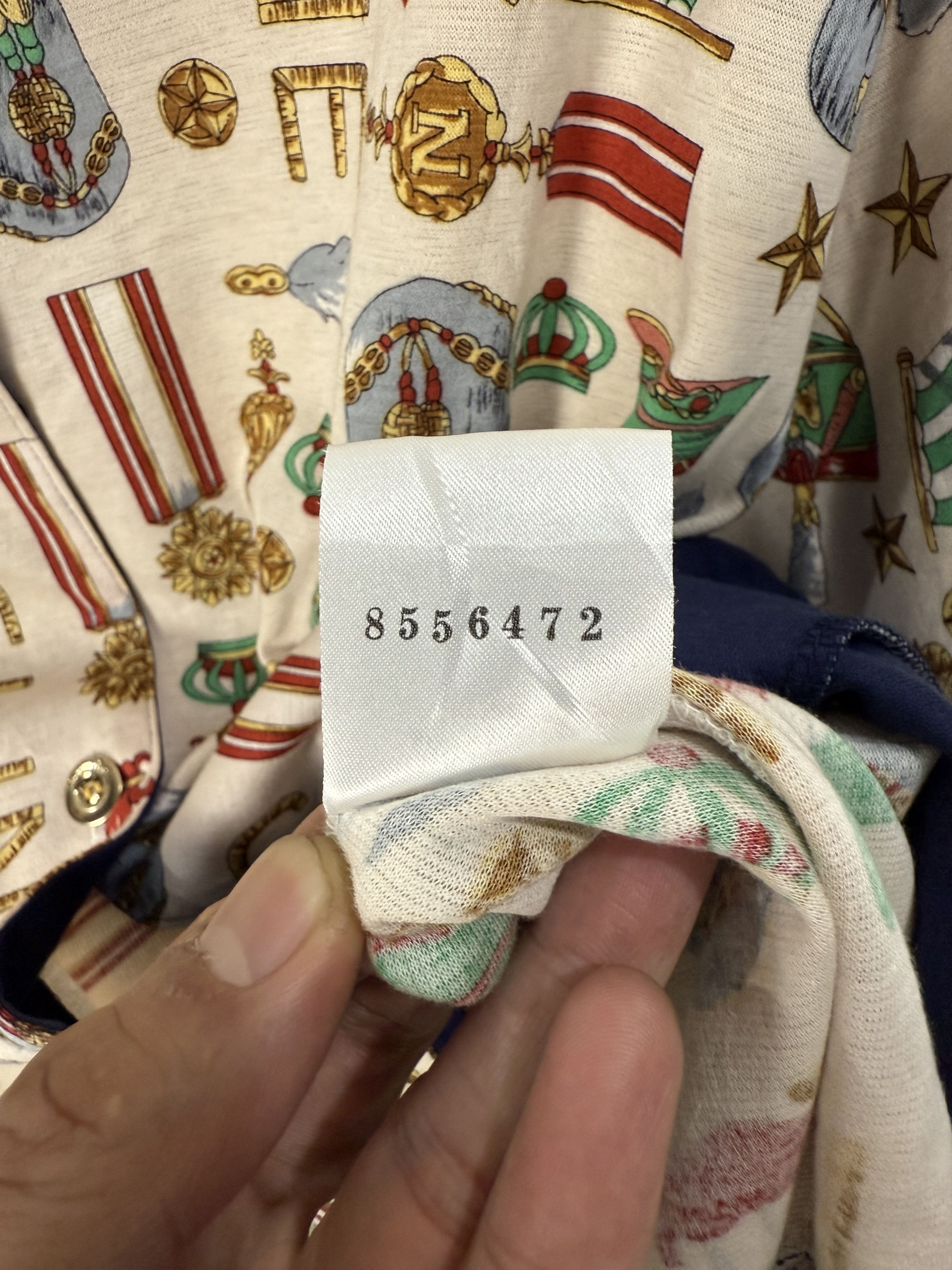 Celine Vintage Celine Over Print Logo Top Shirt Size L / US 10 / IT 46 - 7 Thumbnail