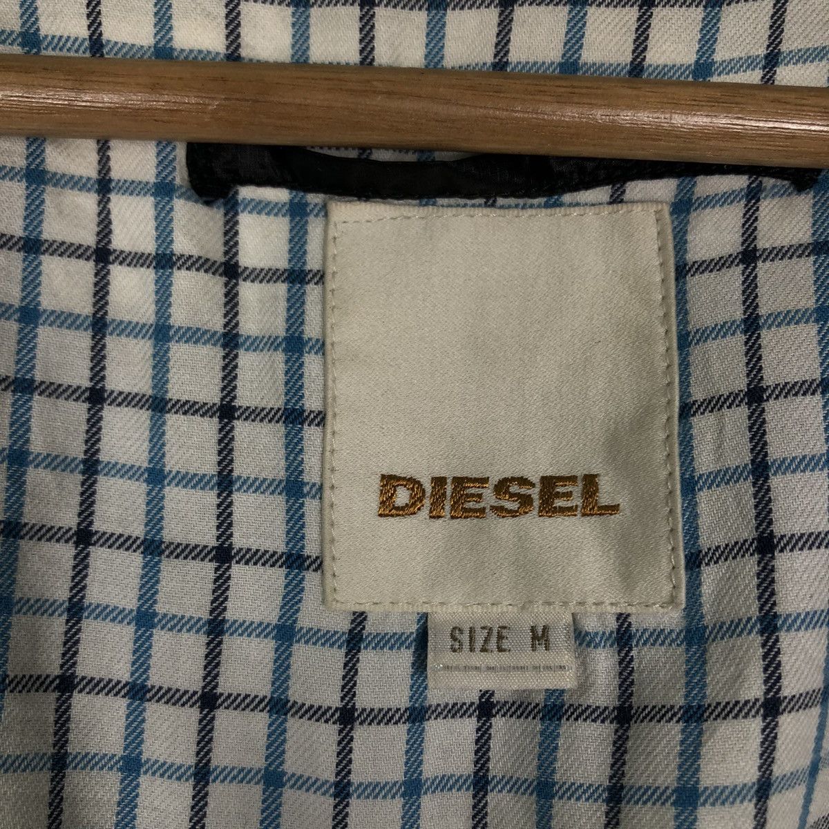 Diesel 🔥Vintage Bomber Jacket Diesel Tartan Desing Lining Biker Size US M / EU 48-50 / 2 - 16 Thumbnail