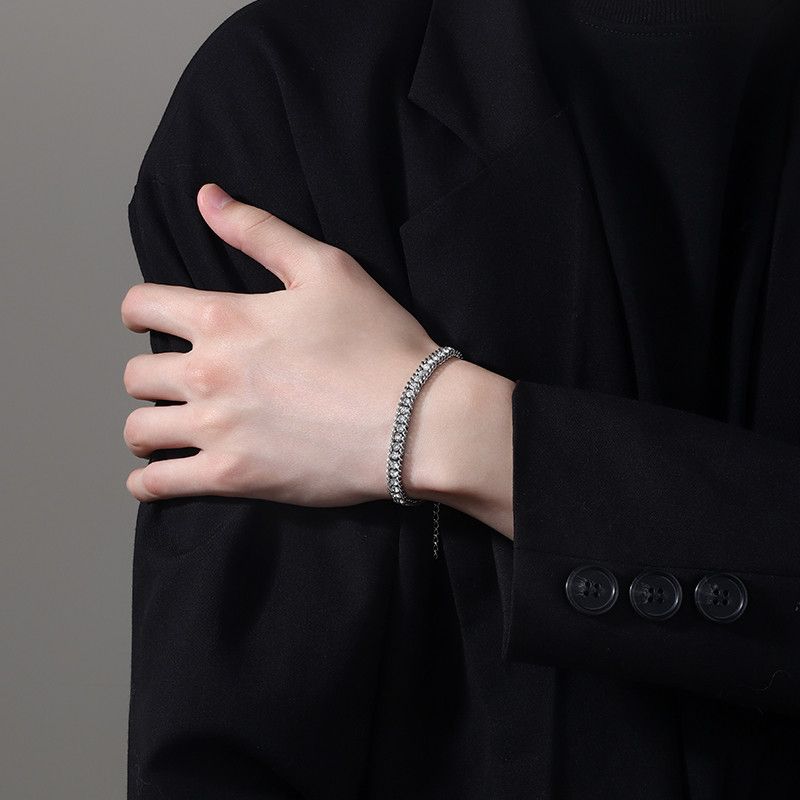 Jewelry Hip-hop Bracelet Y2K Punk Chain Gotch Bracelets Chains Size ONE SIZE - 4 Thumbnail
