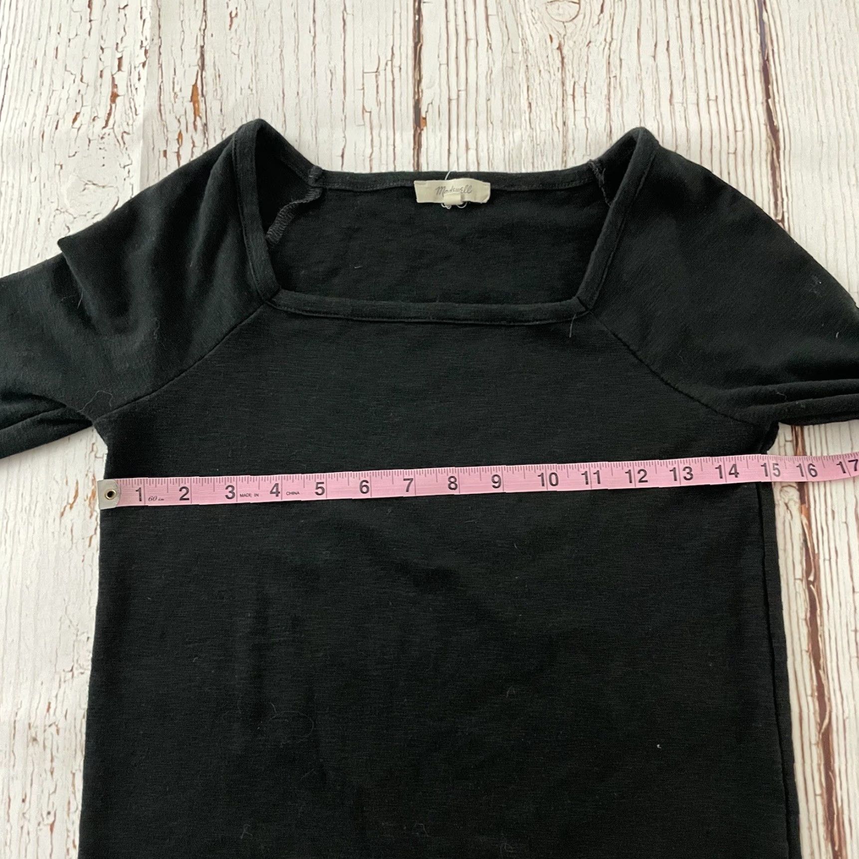 Madewell Madewell Long Sleeve Sweater Top Women's Small Solid Black Shirt Mens? Size S / US 4 / IT 40 - 4 Thumbnail