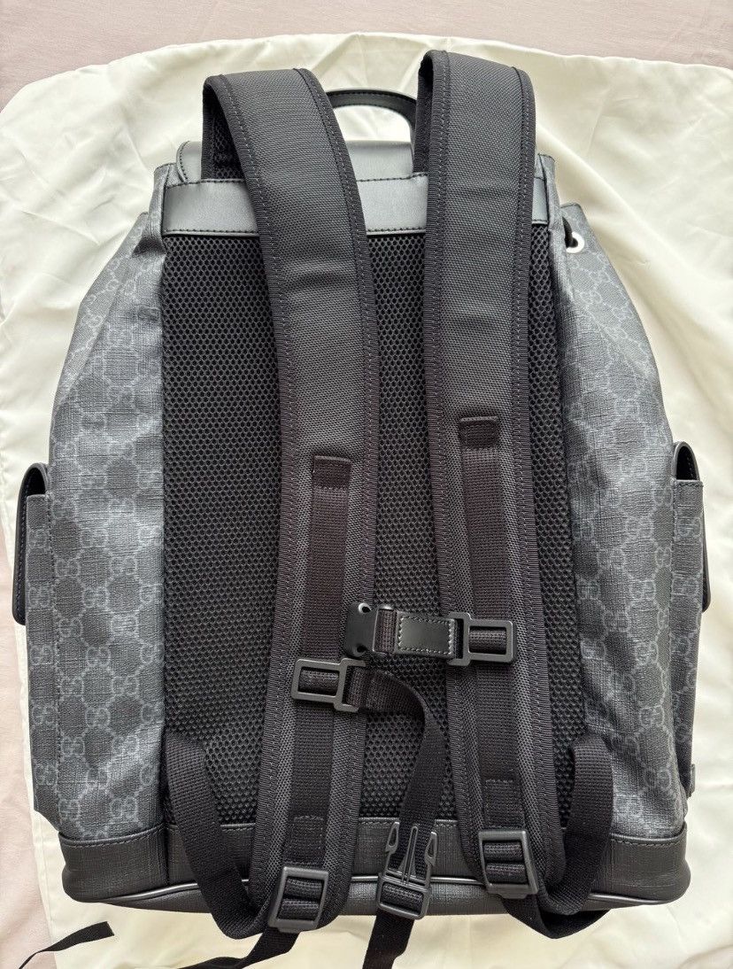 Gucci Gucci 49556 Gg Supreme Tiger Bag Pack Rucksack Canvas Men Size ONE SIZE - 3 Thumbnail