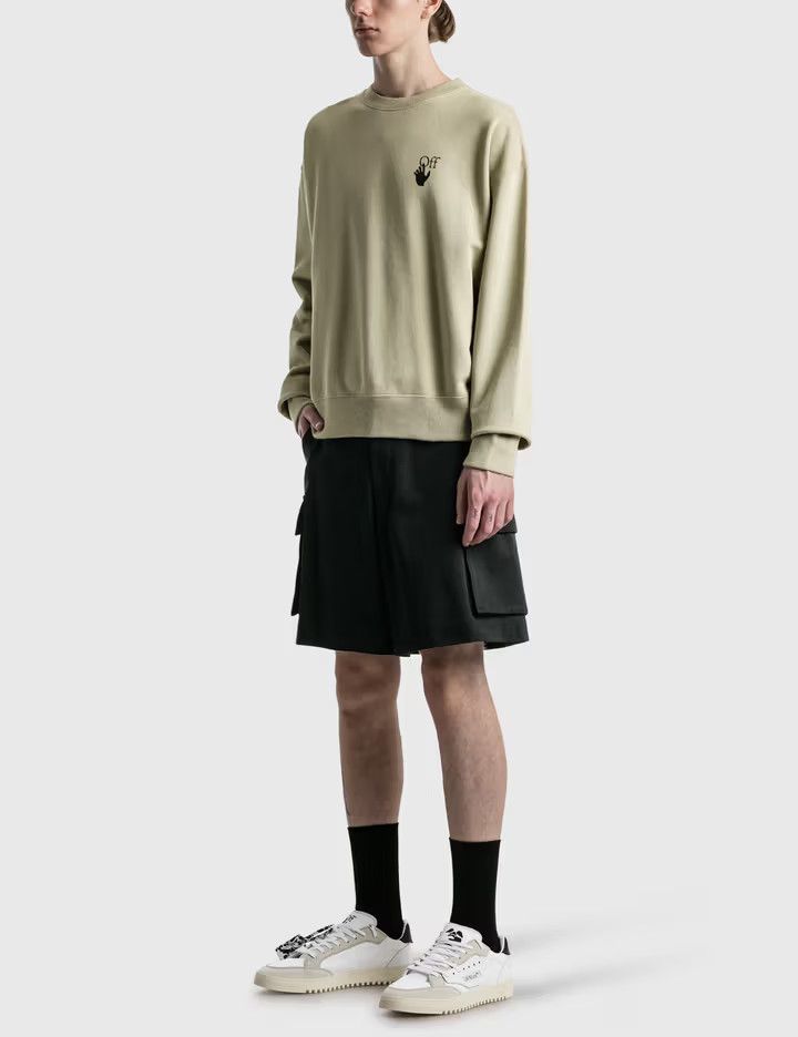Off-White Beige Bubble Arrows Oversized Sweatshirt Size US S / EU 44-46 / 1 - 4 Thumbnail