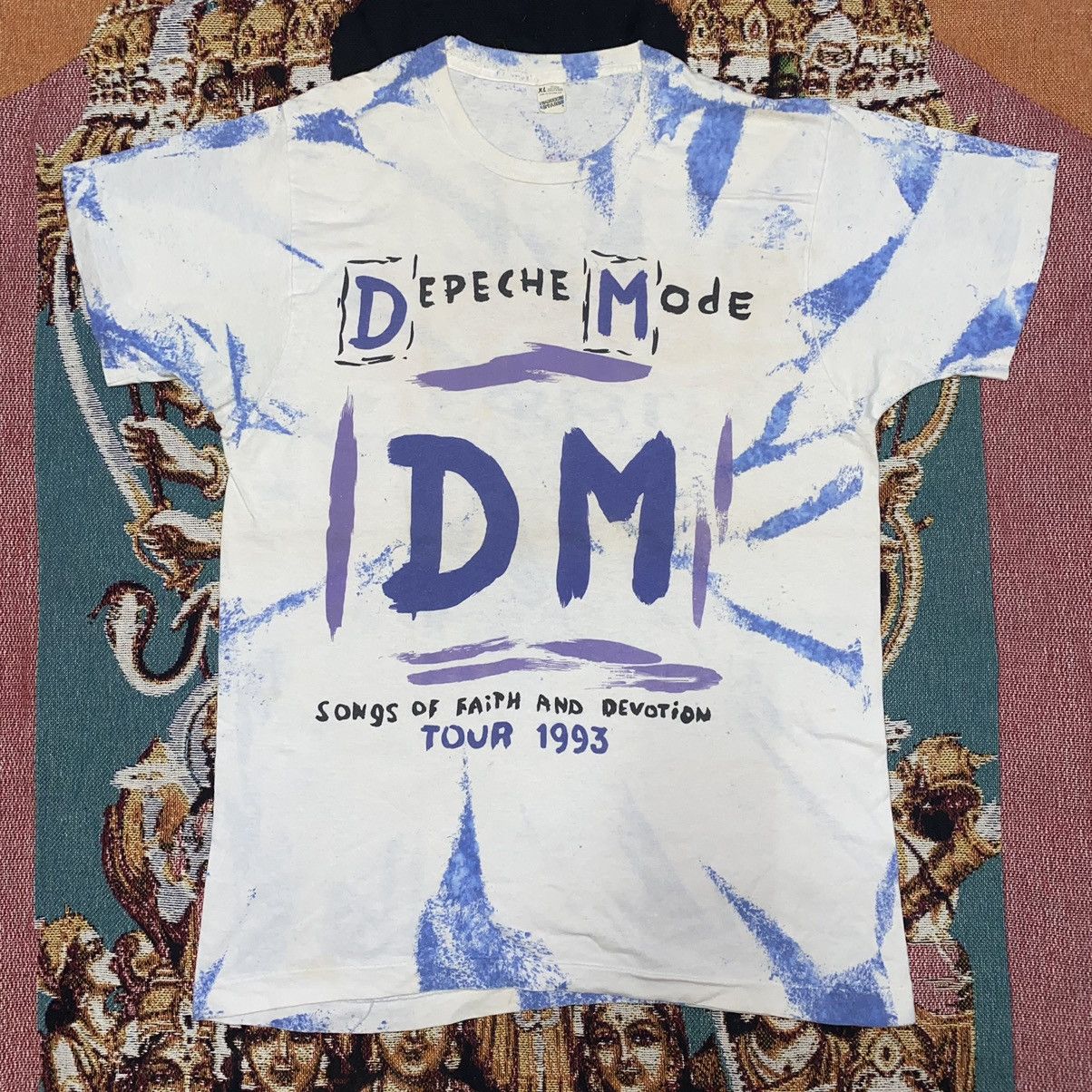 Band Tees Vintage 90S DEPECHE MODE Band Tee Size US XL / EU 56 / 4 - 1 Thumbnail
