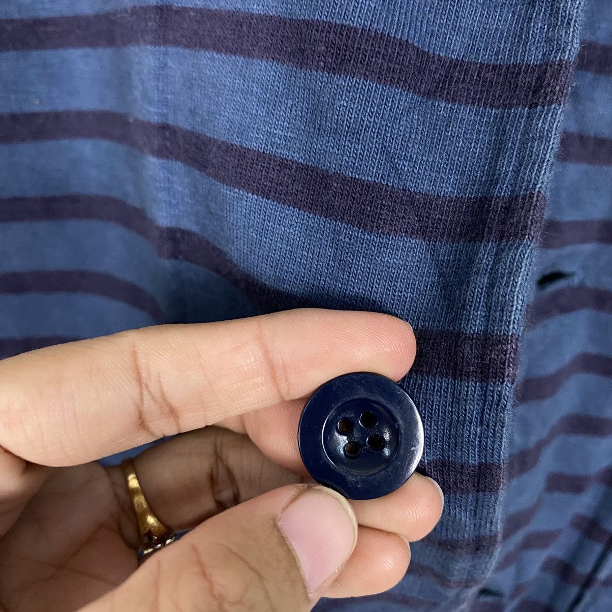 Issey Miyake 📌Hickory Striped Design Jacket Fabrique Button Size US XXS / EU 40 - 17 Thumbnail