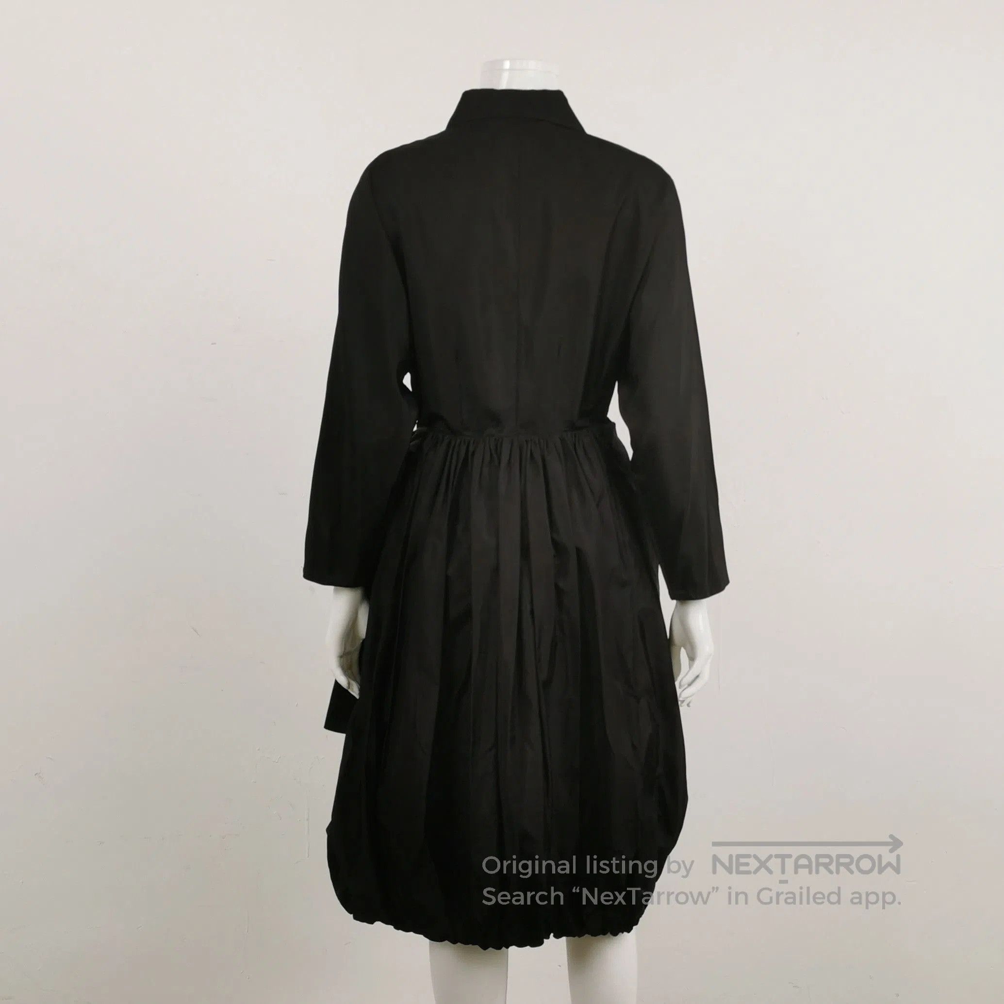 Prada Prada Black Silk Zip Dress for Women . Size S / US 4 / IT 40 - 2 Thumbnail