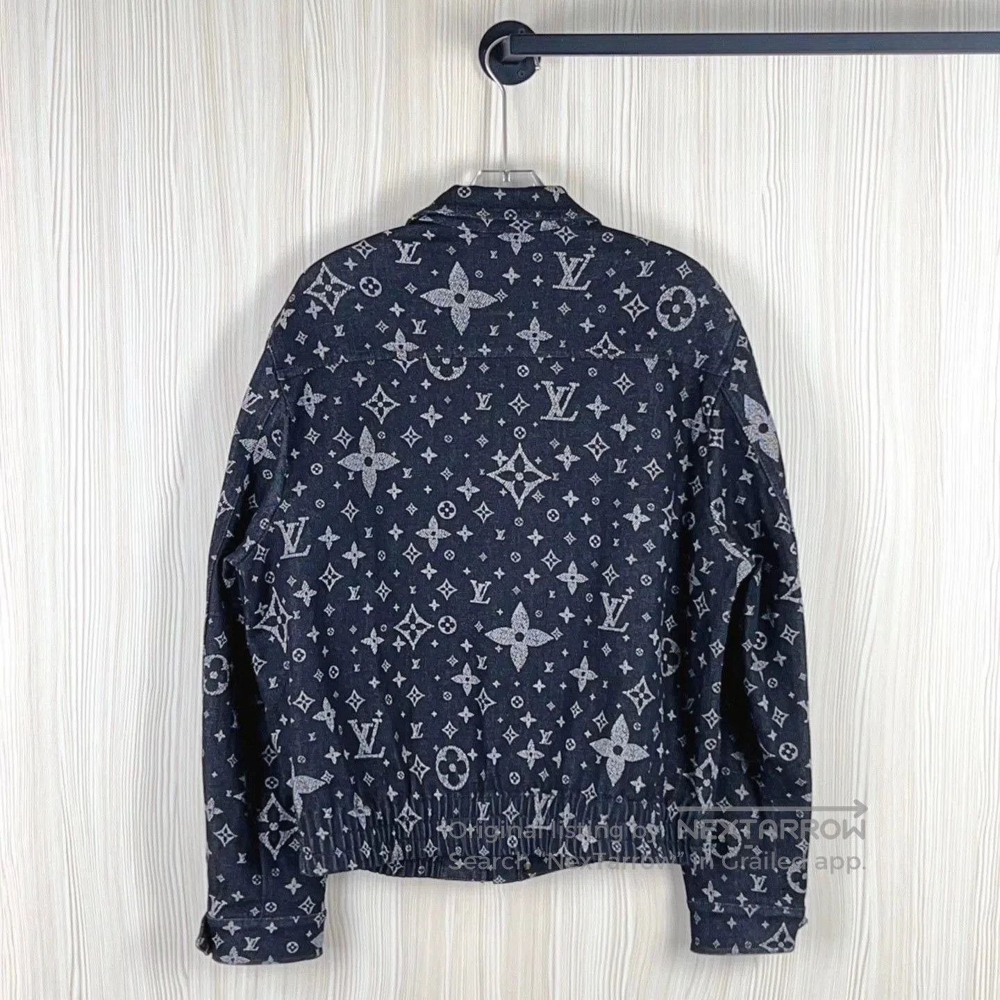 Louis Vuitton luxurious lv denim jacket with unique print. Size US XXL / EU 58 / 5 - 2 Thumbnail