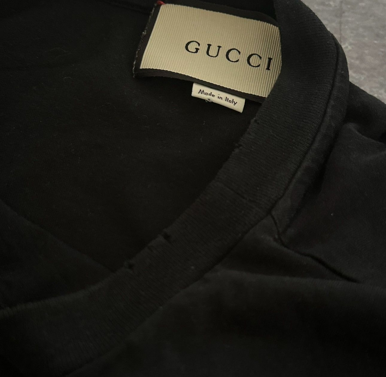 Gucci Gucci Fake Logo T-Shirt Size US M / EU 48-50 / 2 - 7 Thumbnail