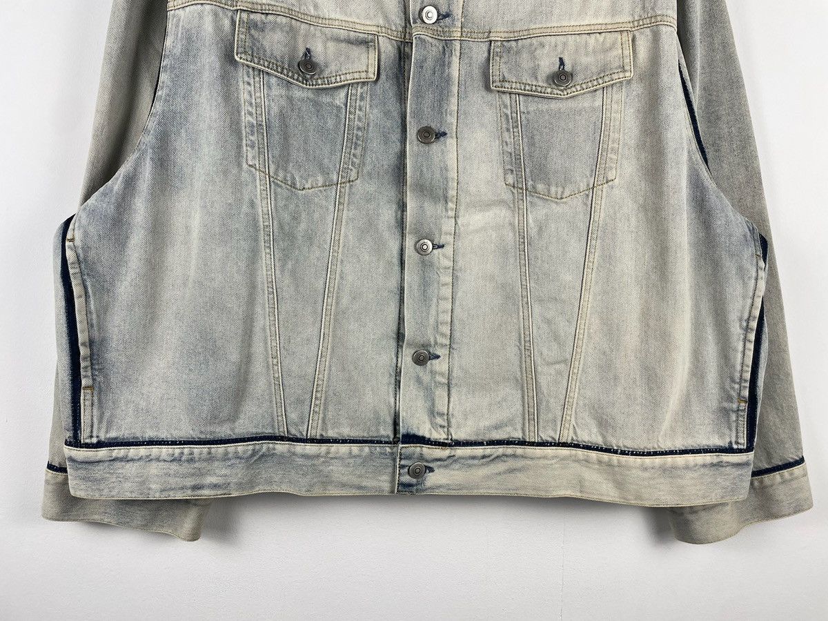 Maison Margiela Maison Margiela Collarless Oversized Denim Jacket Size US S / EU 44-46 / 1 - 8 Thumbnail