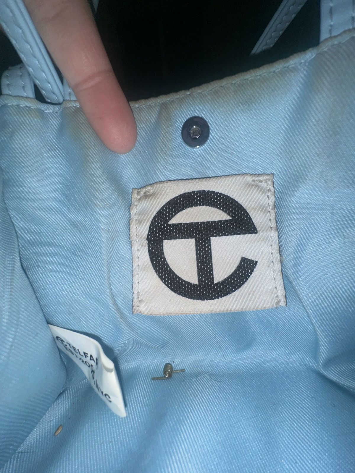 Telfar Telfar - “Small Shopping Bag” in Pool Blue w/ Dust Bag Size ONE SIZE - 4 Thumbnail