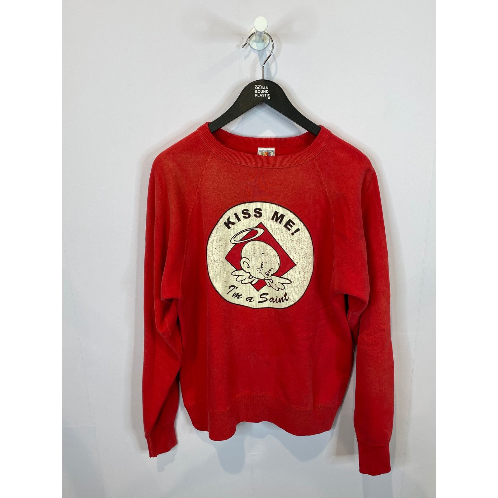 Saint Michael Saint Mx6 Kiss Me Crewneck Red Used Medium Size US M / EU 48-50 / 2 - 1 Thumbnail