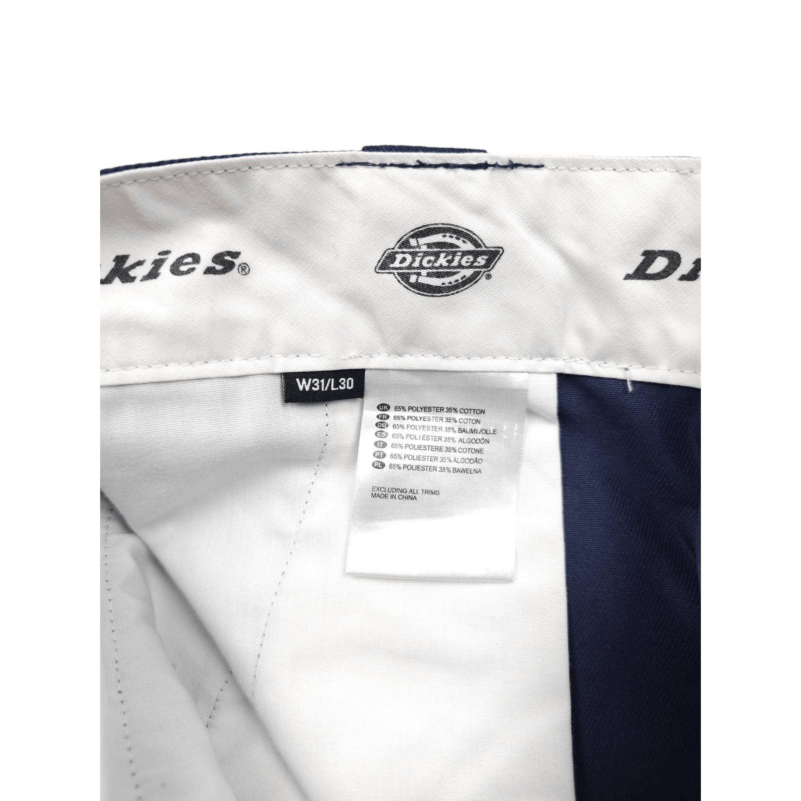 Dickies × Vintage 💎Size 31/30 Dickies Blue Navy Chino Pants Trousers Size US 34 / EU 50 - 6 Thumbnail