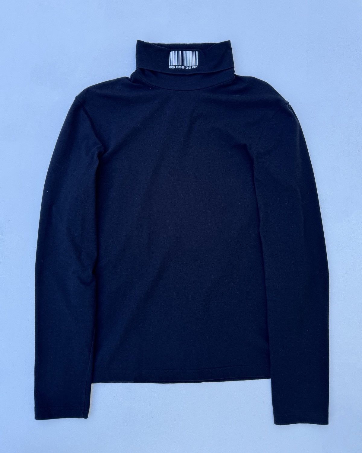 Vetements VTMNTS Barcode Turtleneck Tee-shirt Size US M / EU 48-50 / 2 - 1 Thumbnail