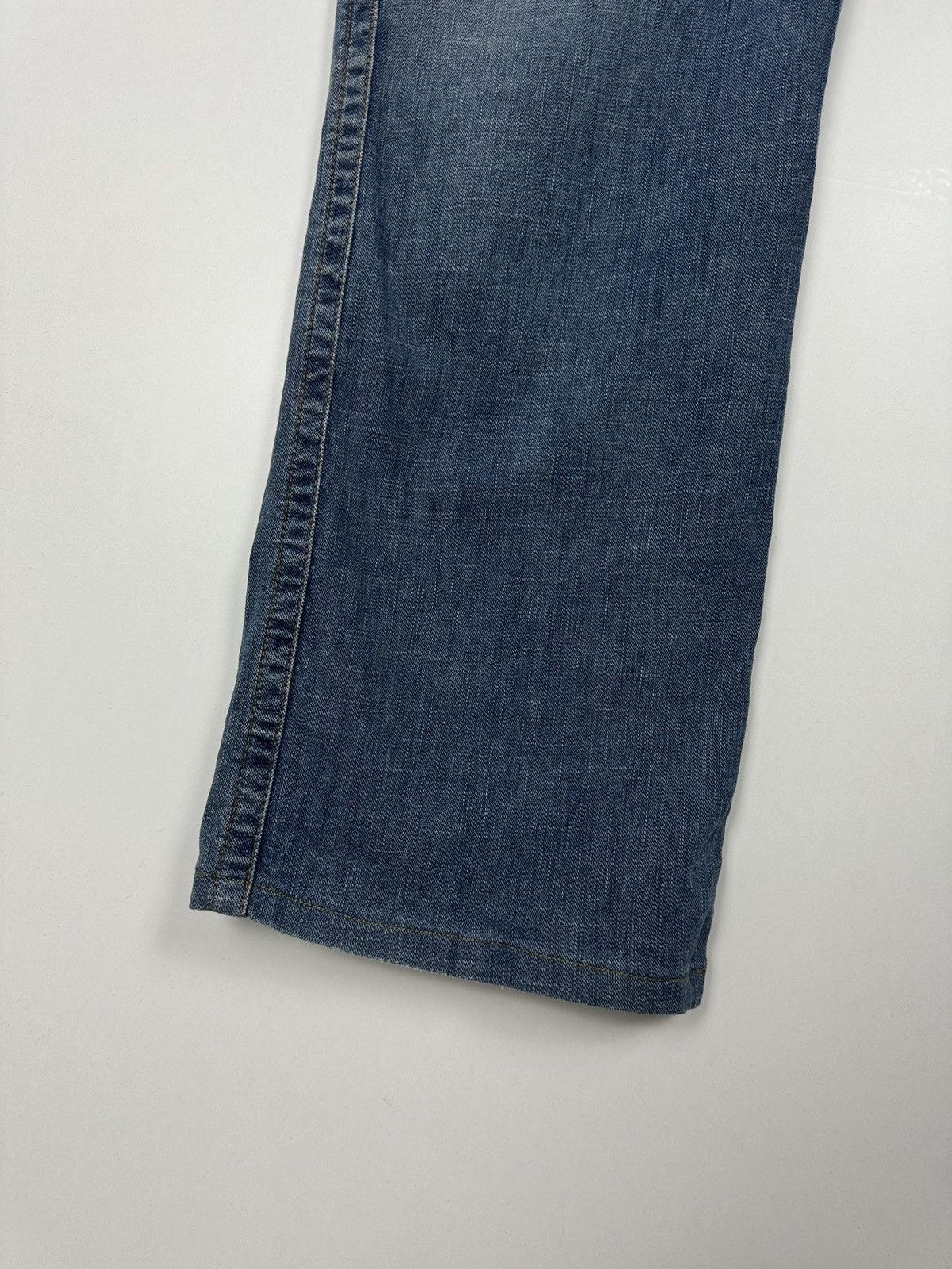 Designer Trussardi Denim Cotton Boot Pant Jeans Size US 34 / EU 50 - 7 Thumbnail