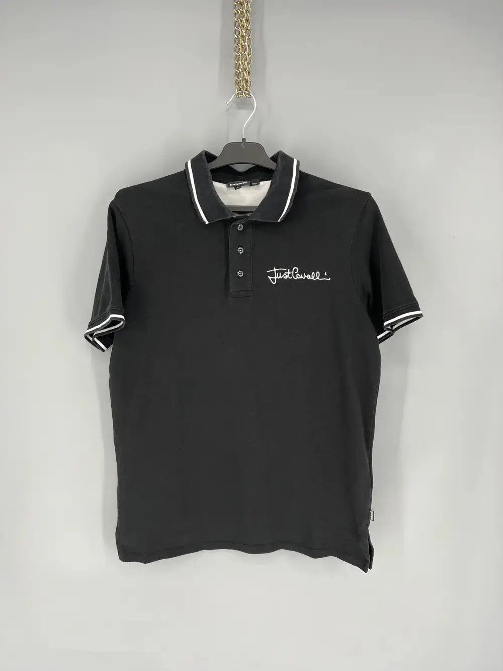 Just Cavalli Vintage Just Cavalli Embroidered Logo Polo Shirt Size US L / EU 52-54 / 3 - 1 Thumbnail