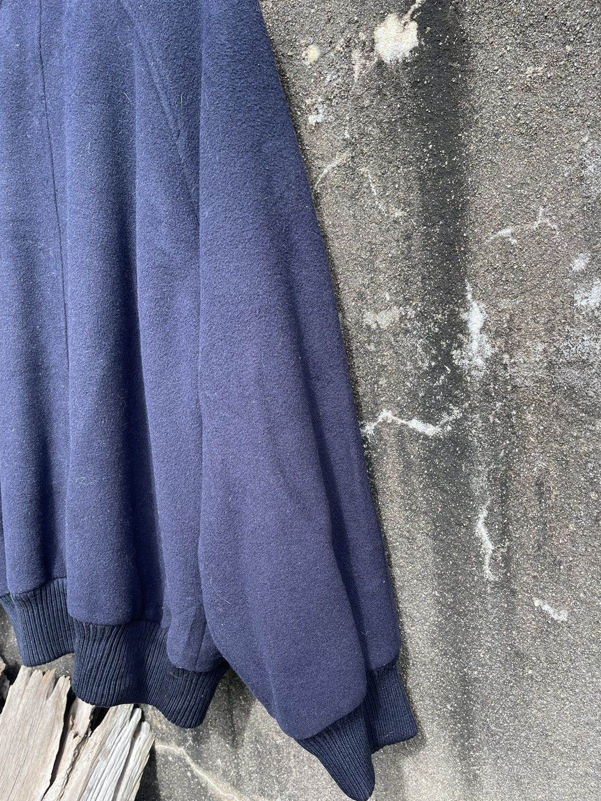 Christian Dior Monsieur Rare Vintage Christian Dior Sports Navy Wool Bomber Jacket Size US L / EU 52-54 / 3 - 19 Thumbnail