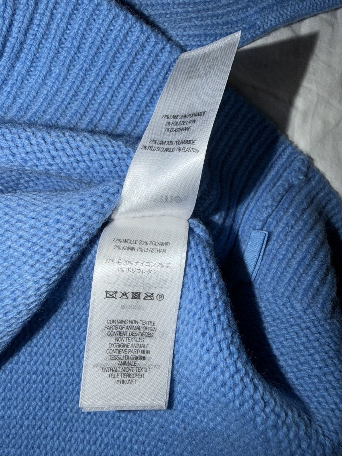 Supreme Supreme Angora Script Sweater Light Blue - Large Size US L / EU 52-54 / 3 - 10 Thumbnail