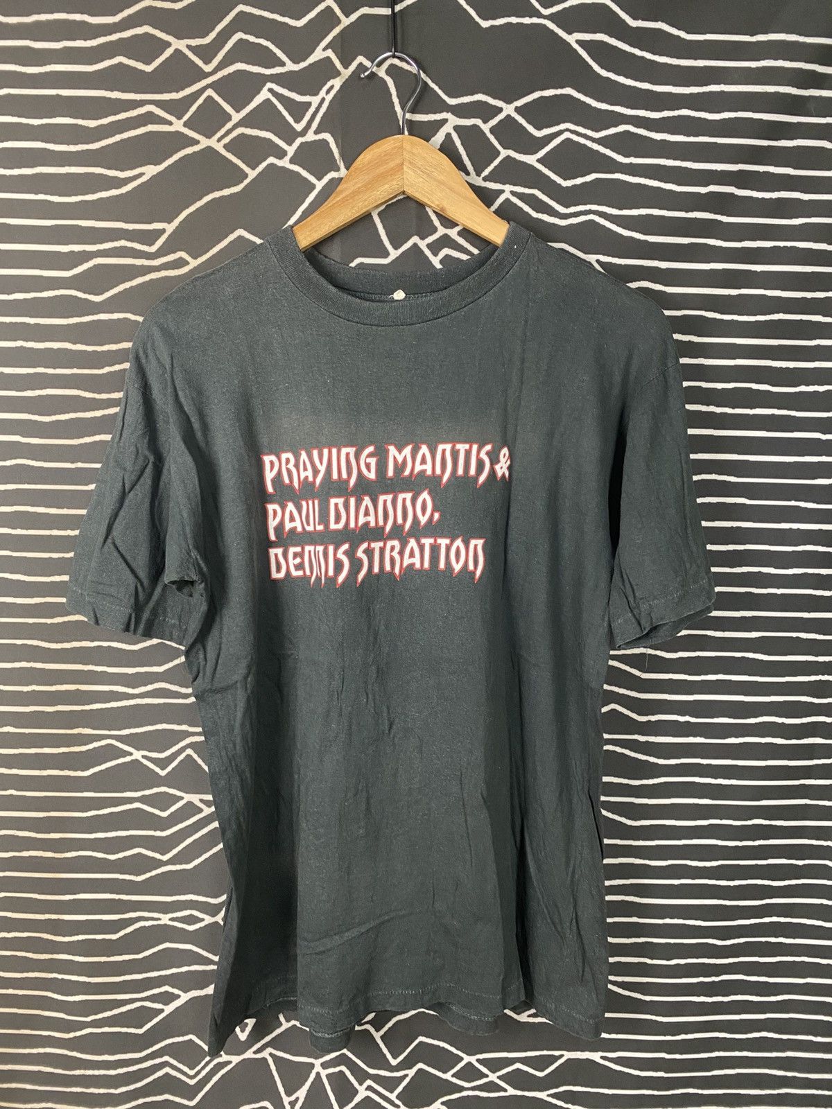Band Tees Vtg 1990 Praying Mantis Paul DiAnno Iron Maiden Japan Tour Size US M / EU 48-50 / 2 - 1 Thumbnail