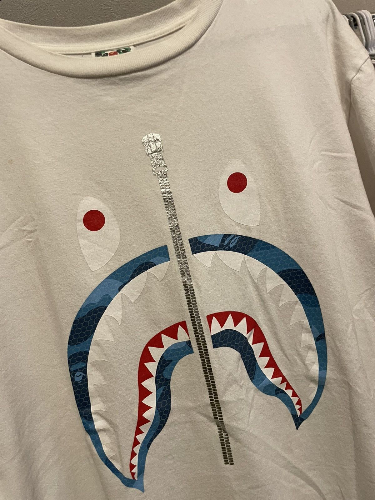 Bape Bape Shark shirt Size US XL / EU 56 / 4 - 2 Thumbnail