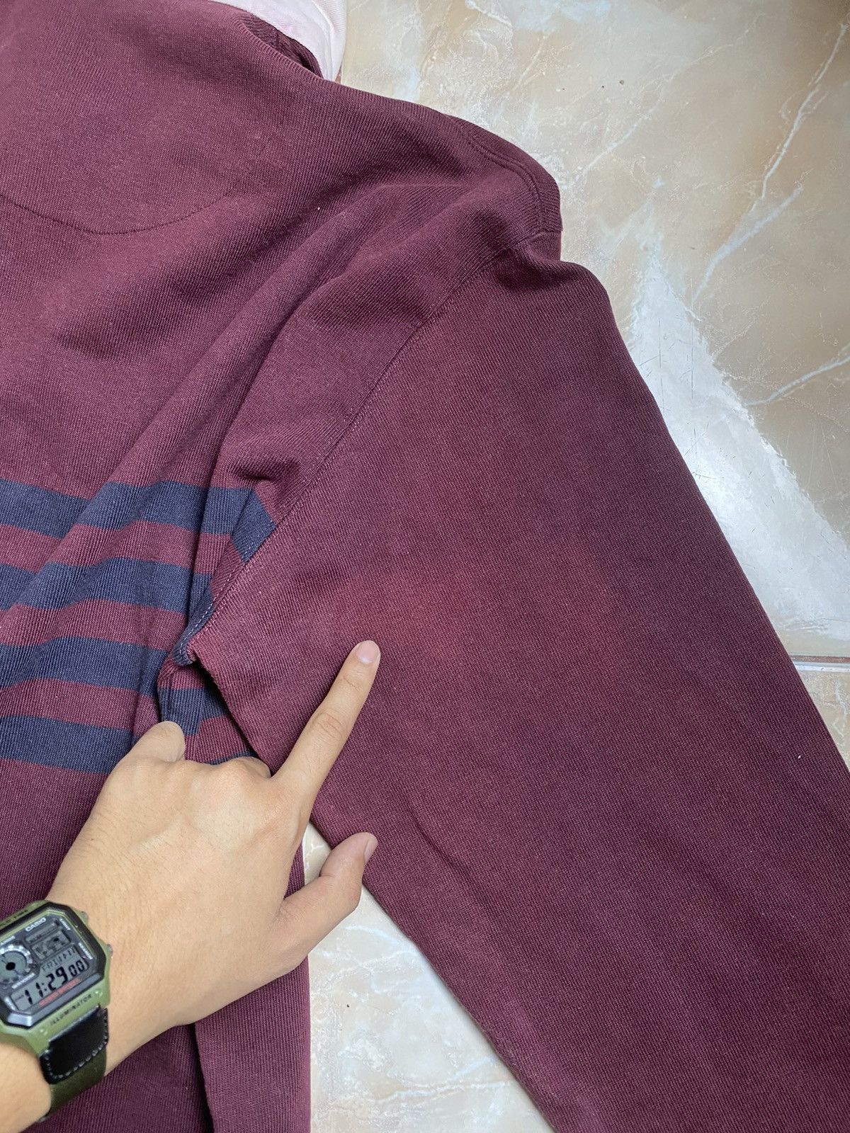 Polo Ralph Lauren FADED Vintage Polo Ralph Lauren Rugby Polos Size US M / EU 48-50 / 2 - 13 Thumbnail