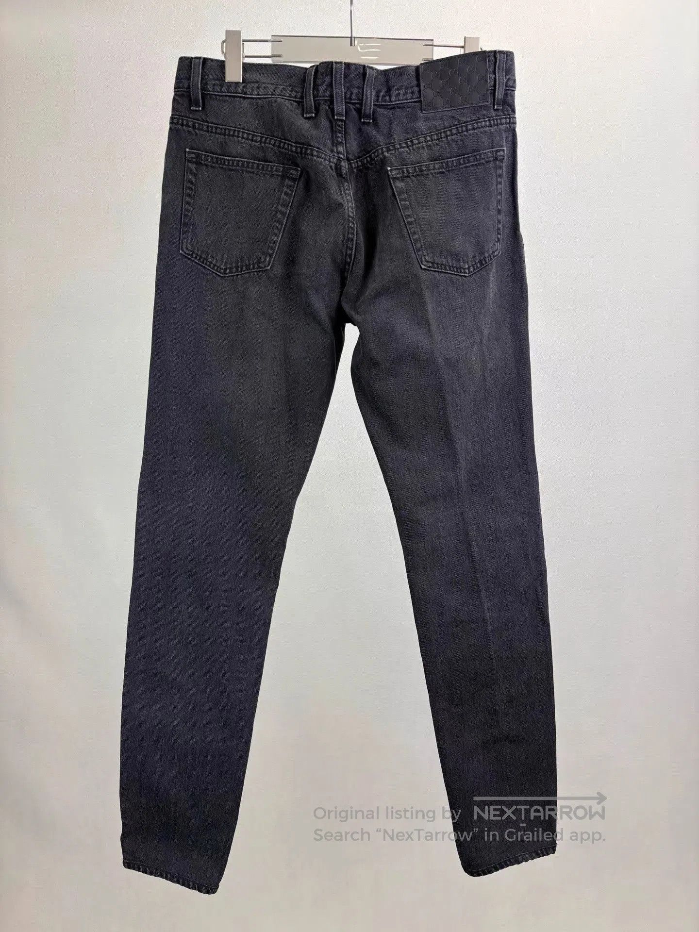 Gucci Black Denim Pants Size 34. Size US 34 / EU 50 - 2 Thumbnail