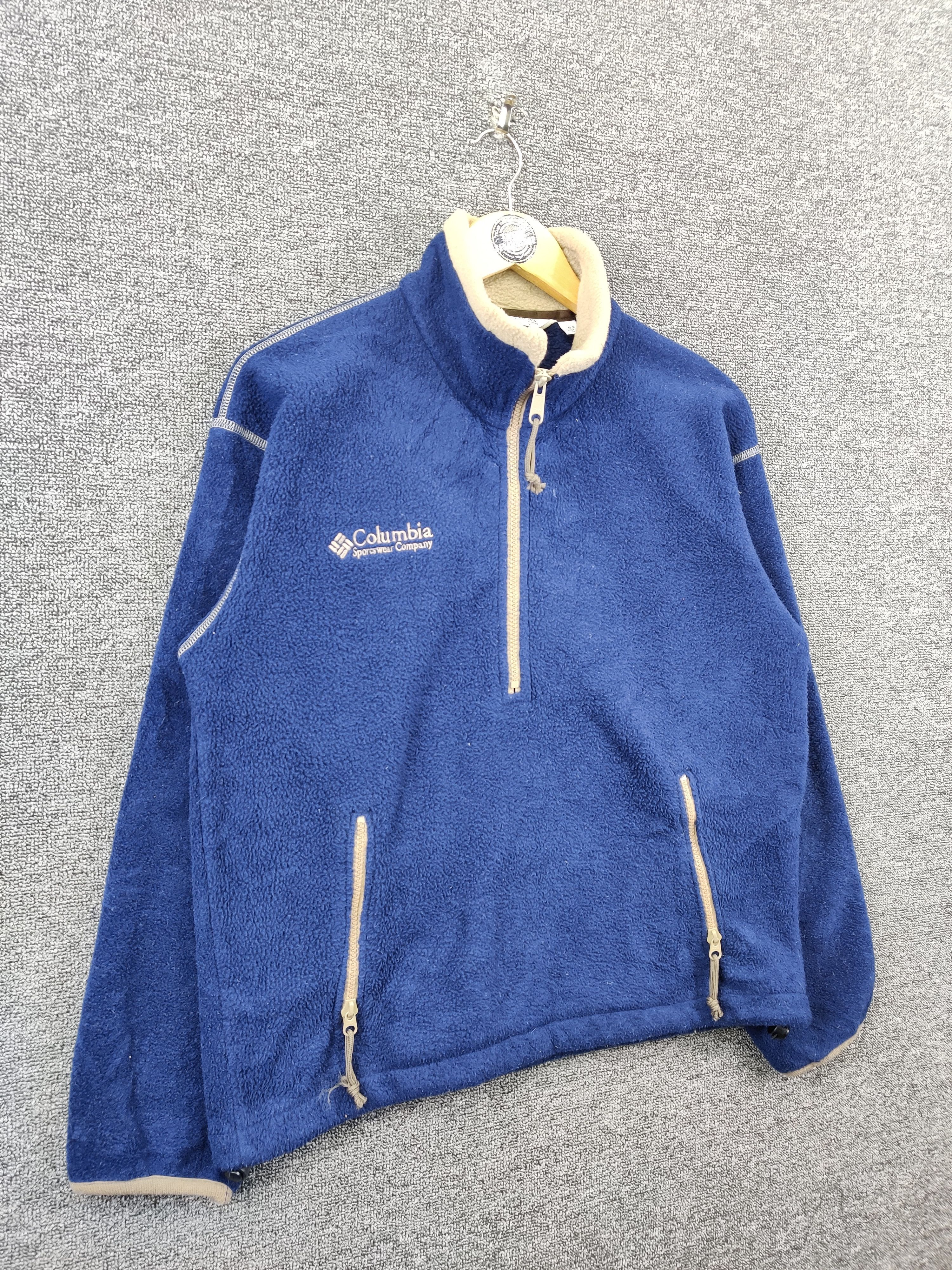 Columbia Vintage Columbia Fleece Half Zipper Jacket Size US XXS / EU 40 - 5 Thumbnail