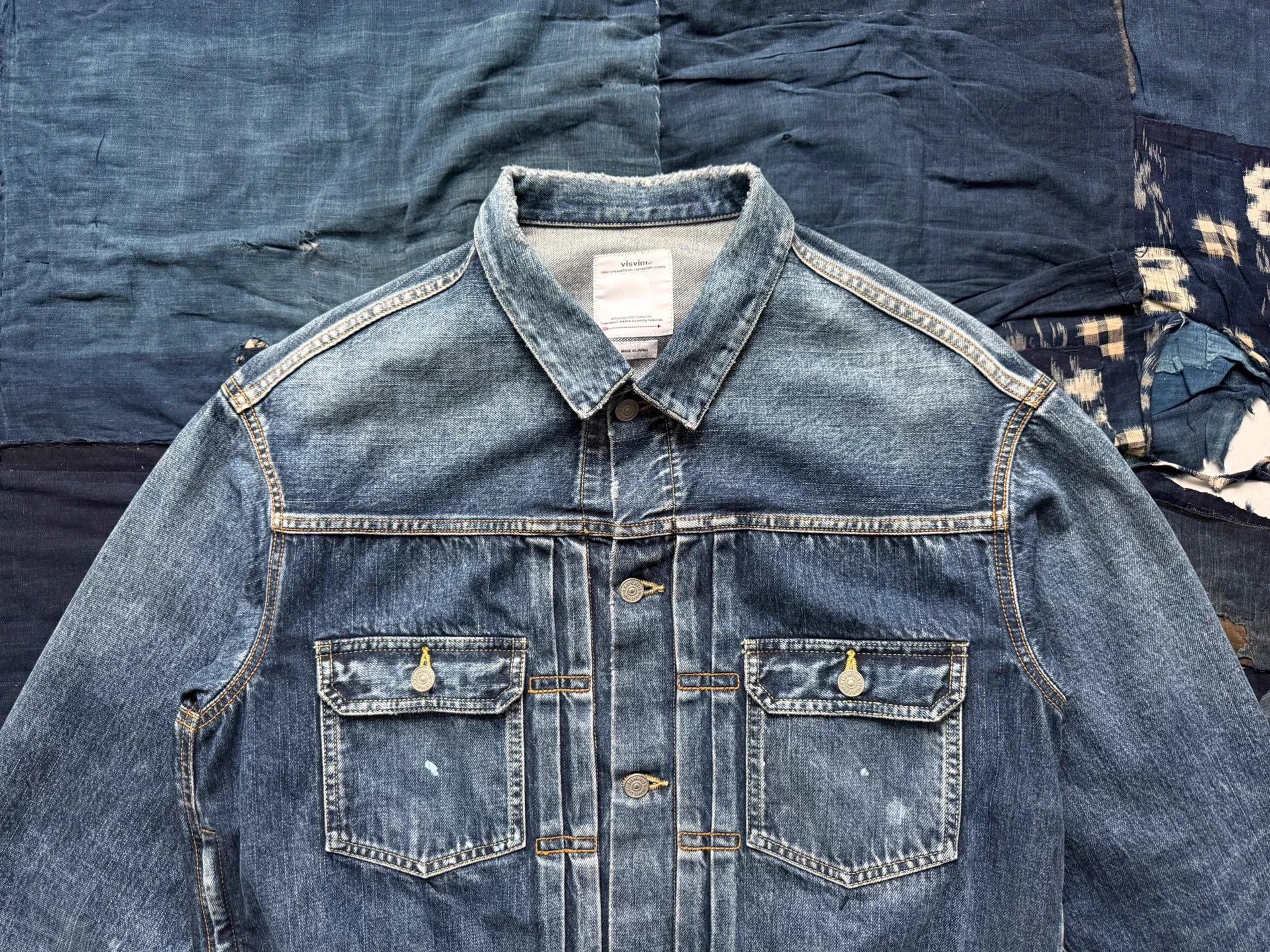 Visvim VISVIM 23SS SS 101XX DMGD Denim Jacket - Size 3 Size US L / EU 52-54 / 3 - 4 Thumbnail