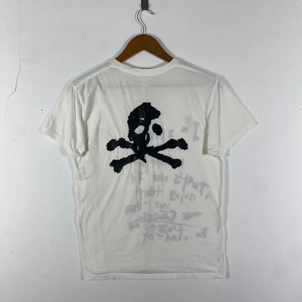 Designer × Japanese Brand IRISH JAPAN Poem & Crossbone Tee Shirt Medium Size Size M / US 6-8 / IT 42-44 - 4 Thumbnail