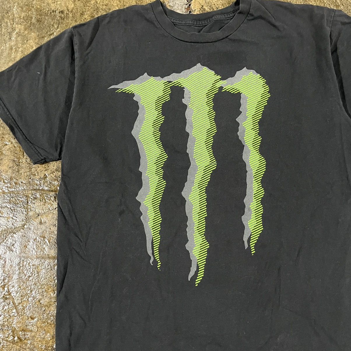 Affliction × Fox Racing × Vintage Crazy Y2K Monster Energy Grunge Goth Skater Logo Tee Shirt Size US M / EU 48-50 / 2 - 3 Thumbnail