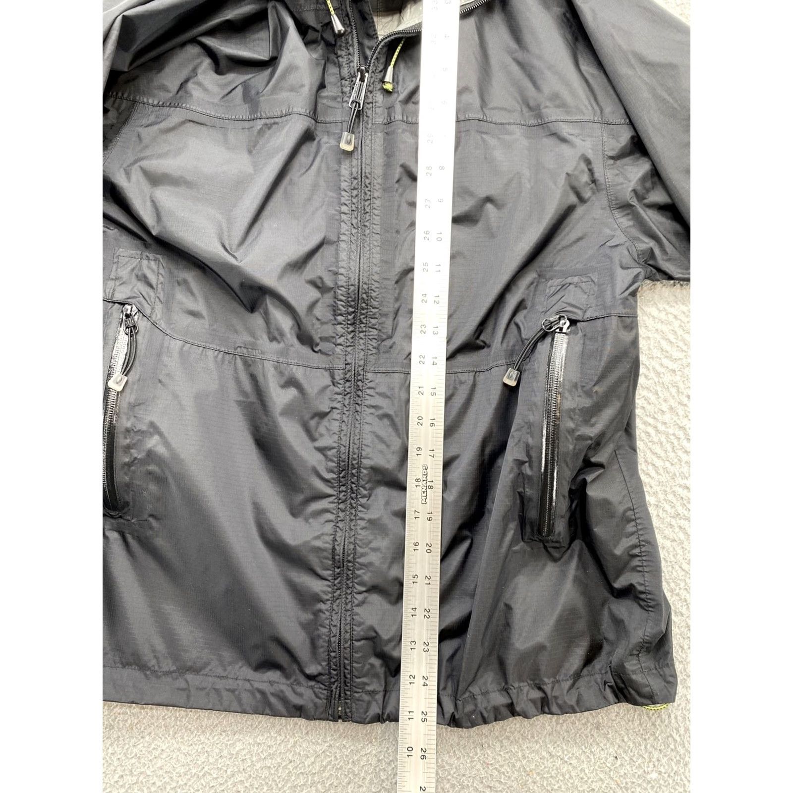 Vintage Cabela's Women’s Dry Plus Ultra Hooded Full Zip Jacket M Black Windbreaker Hoodie Size M / US 6-8 / IT 42-44 - 6 Thumbnail