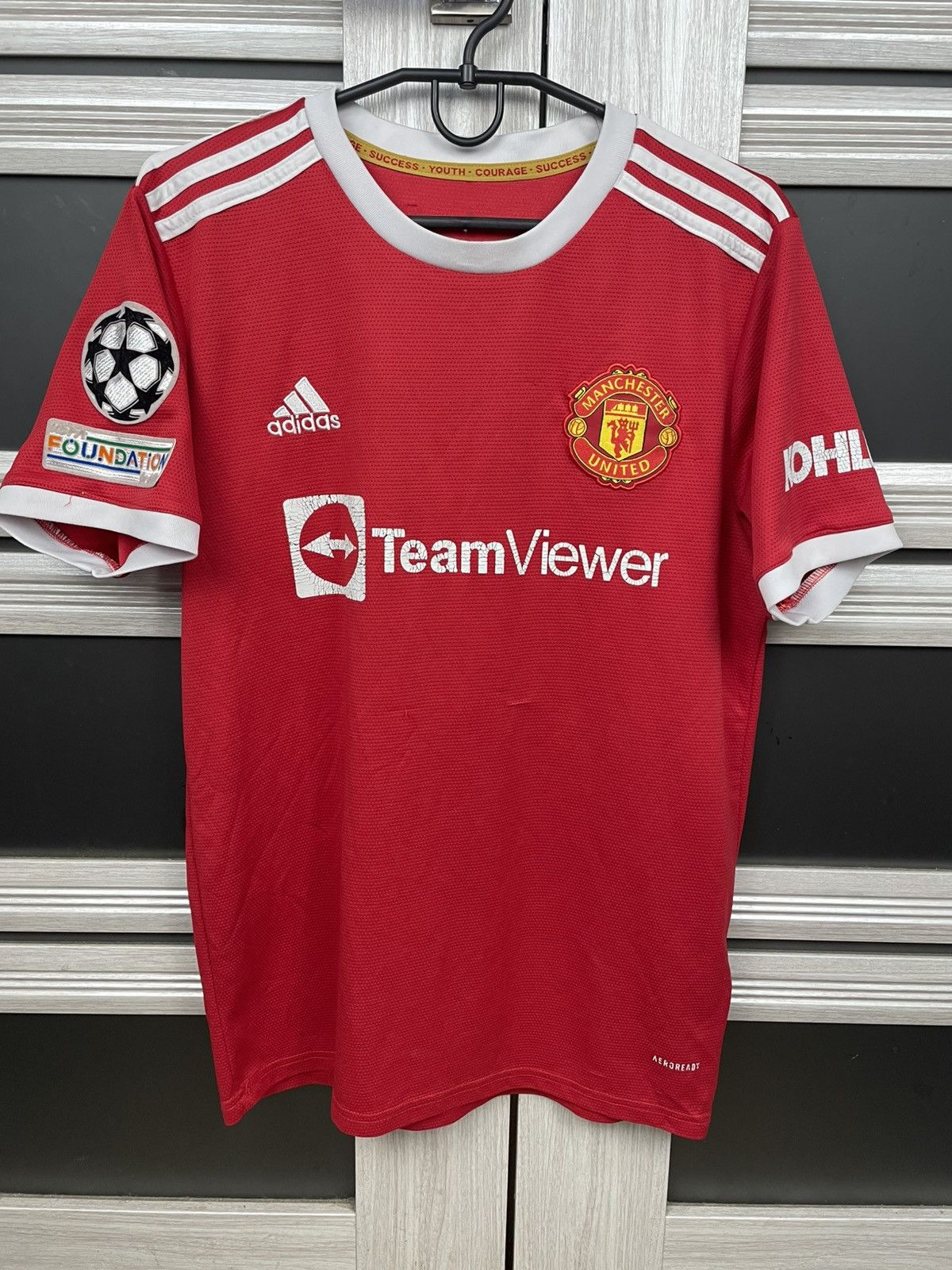 Adidas Van De Beek #34 Manchester United 2021/2022 Player Jersey Size US M / EU 48-50 / 2 - 1 Thumbnail