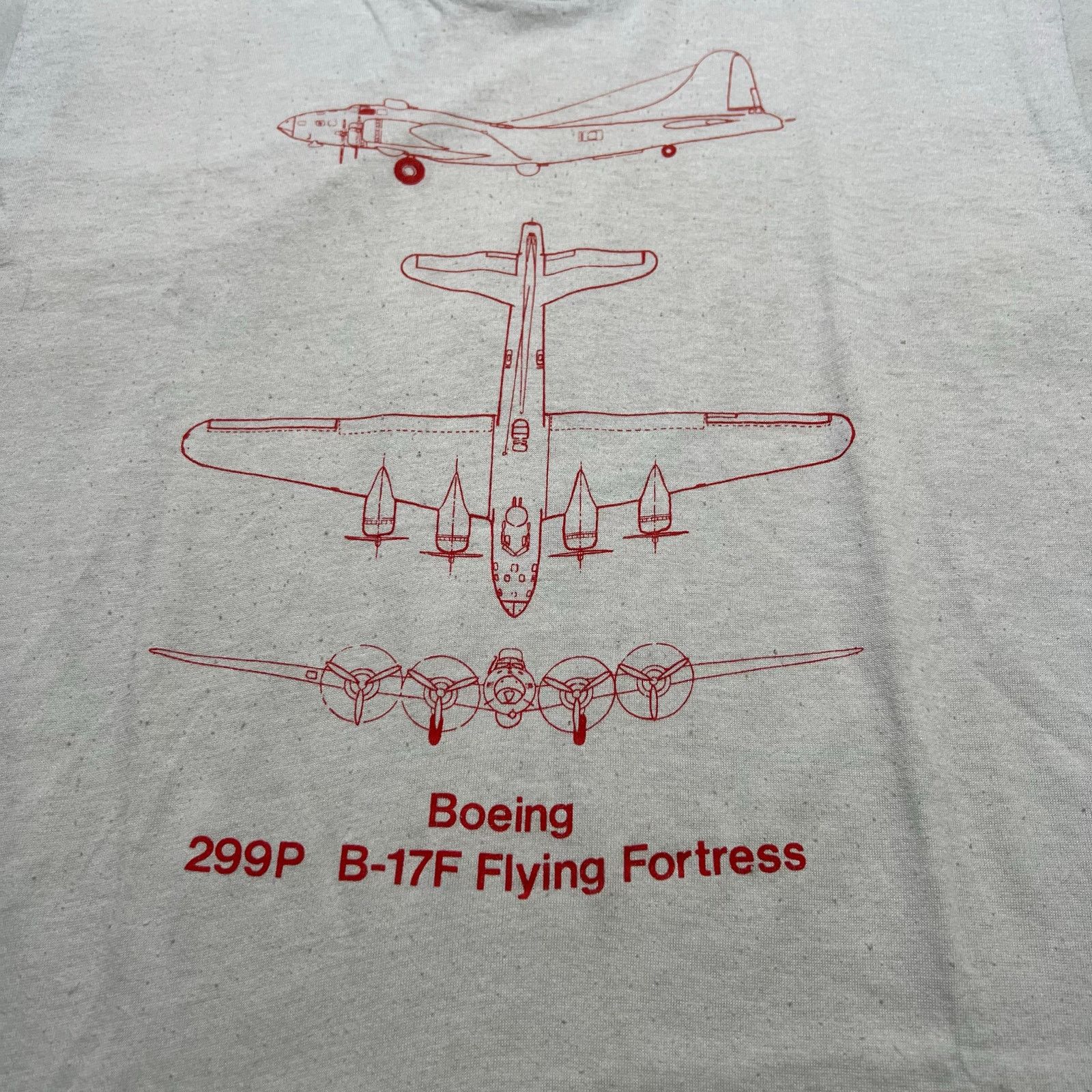 Vintage Vintage Flying Fortress Museum of Flight T-Shirt Sz L WWII Size US L / EU 52-54 / 3 - 2 Thumbnail