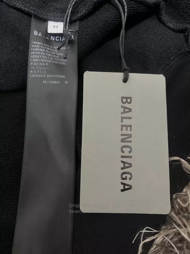 Balenciaga Balenciaga Mud-dye tape Coke blocked zipper hooded sweater Size US M / EU 48-50 / 2 - 5 Thumbnail