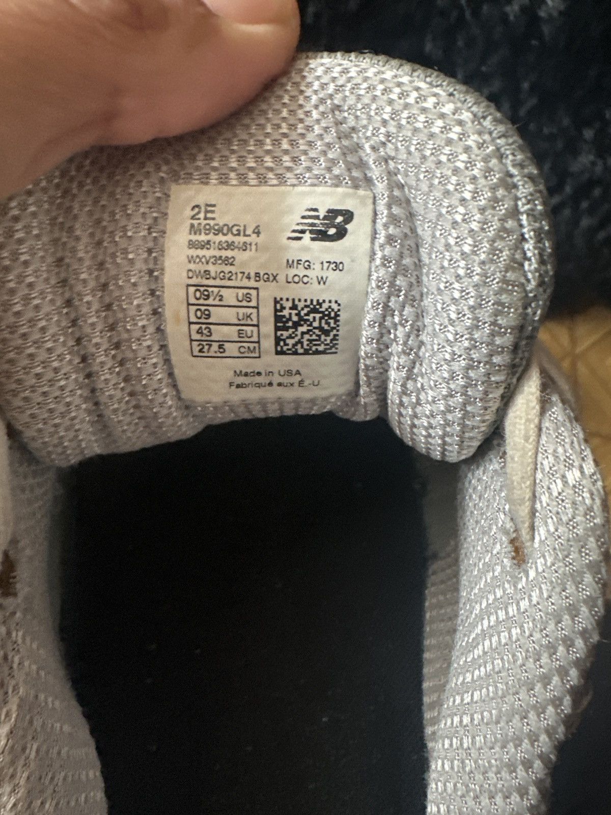 New Balance New Balance 990v4 Grey Size US 9.5 / EU 42-43 - 6 Thumbnail