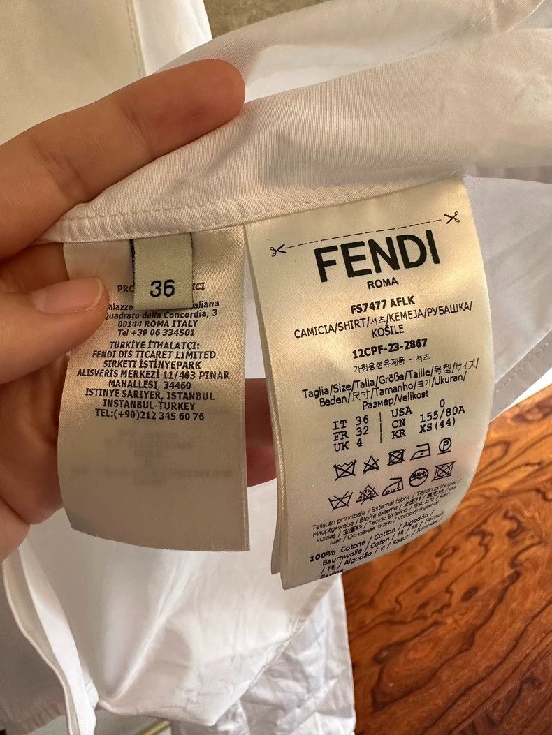 Fendi FENDI Shirt Size 4XL / US 24-26 - 7 Thumbnail