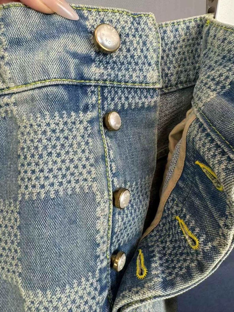 Louis Vuitton Louis Vuitton Checkerboard jeans Size US 32 / EU 48 - 4 Thumbnail
