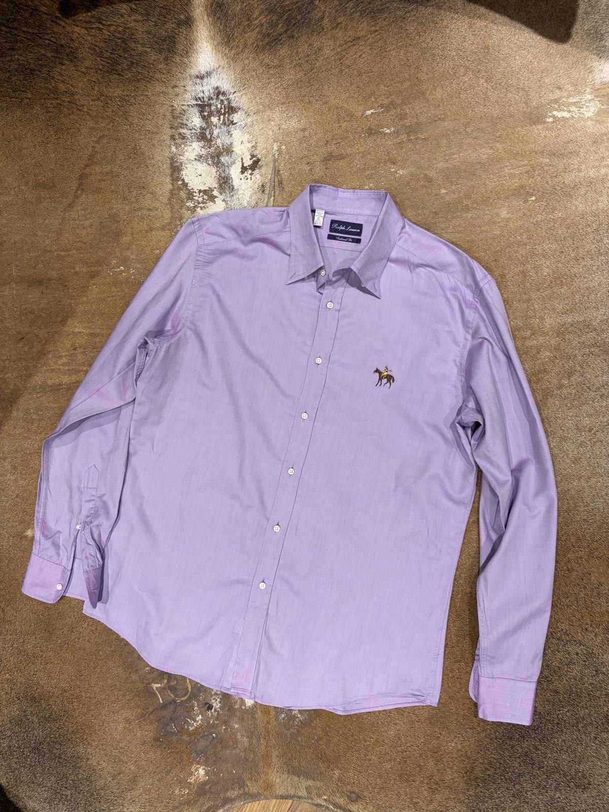 Ralph Lauren Purple Label Ralph Lauren Tailored Fit Shirt Size US XL / EU 56 / 4 - 1 Thumbnail