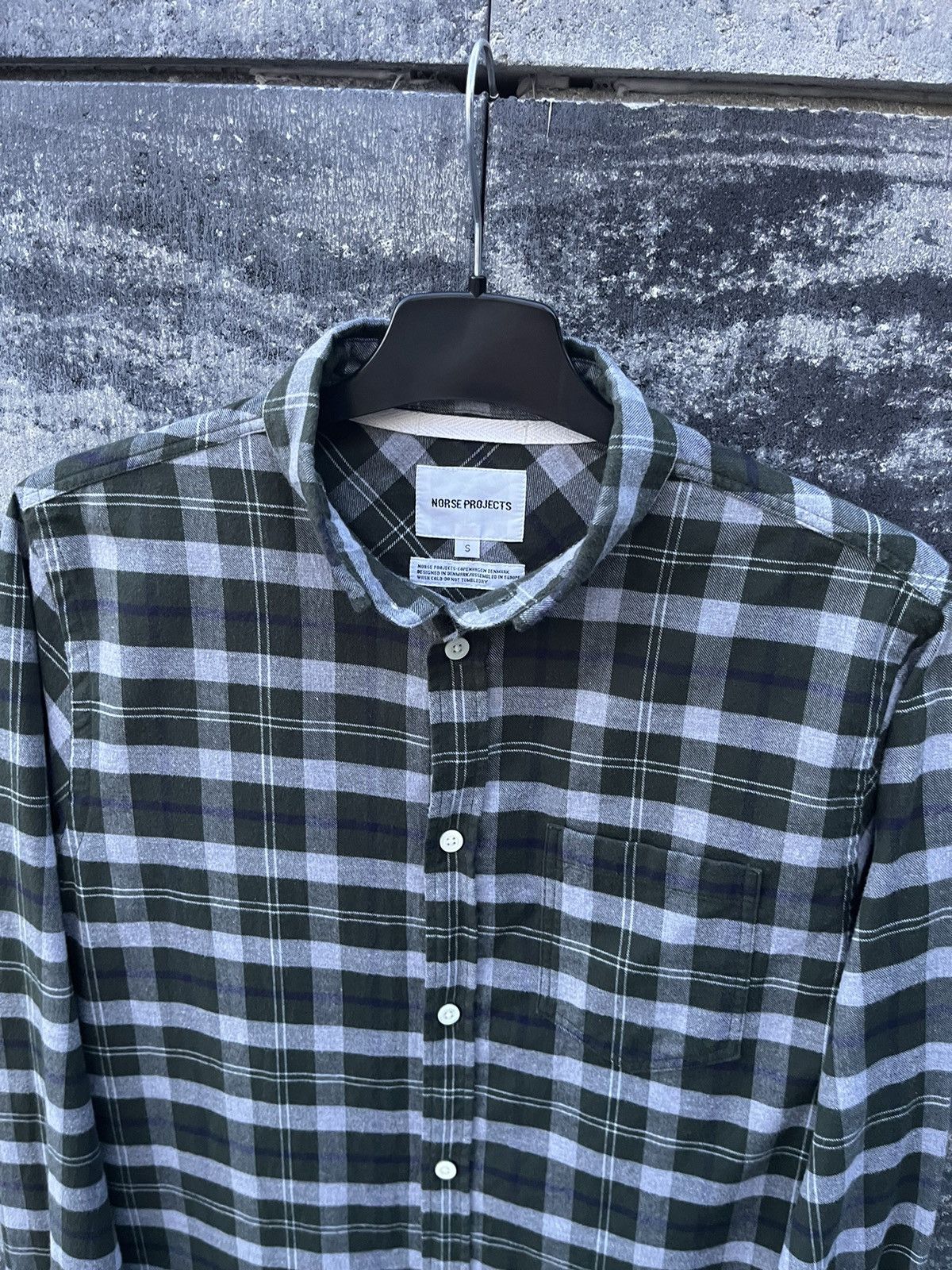 Flannel × Norse Projects 🔴 NORSE PROJECTS ANTON CHECK FLANNEL STREETWEAR Y2K SHIRT Size US S / EU 44-46 / 1 - 6 Thumbnail