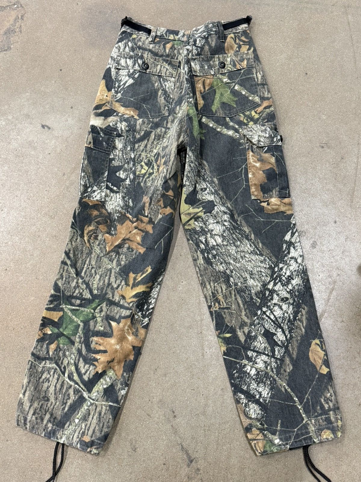 Realtree Vintage Fieldstaff Mossy Oak Camo Cargo Pants Size US 30 / EU 46 - 4 Thumbnail