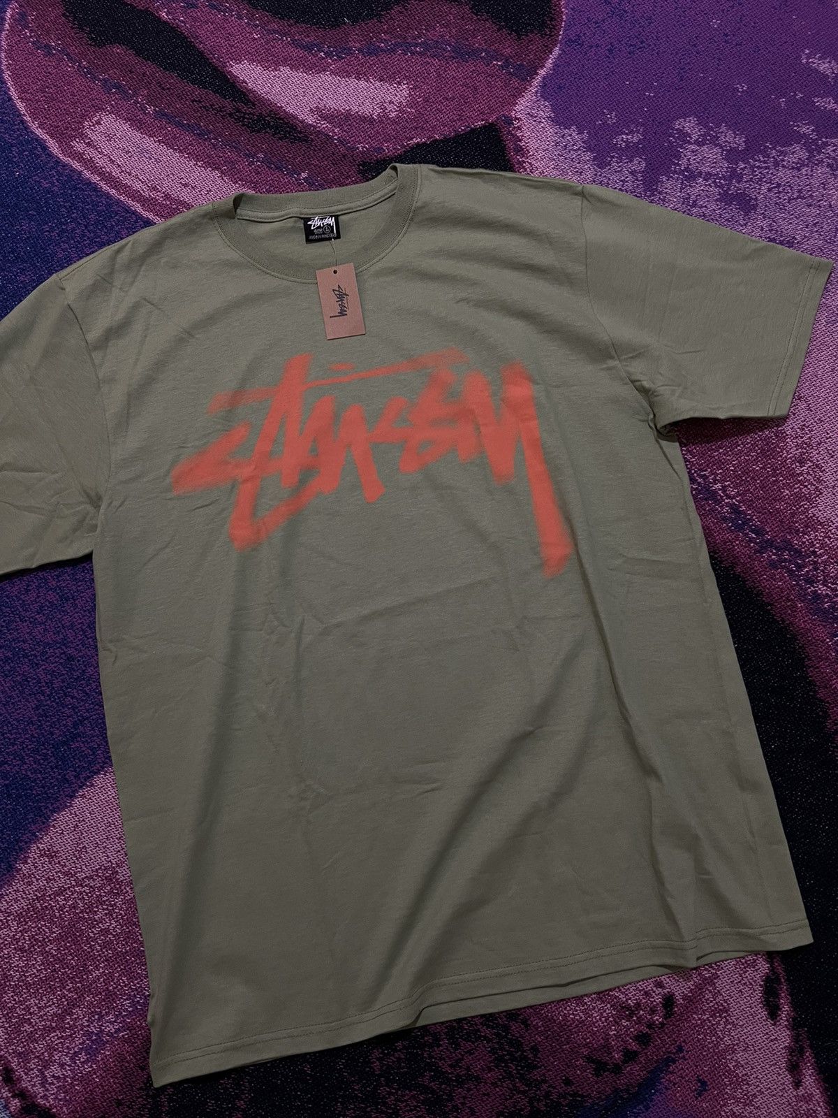 Stussy Stussy dizzy stock tee Size US L / EU 52-54 / 3 - 1 Thumbnail