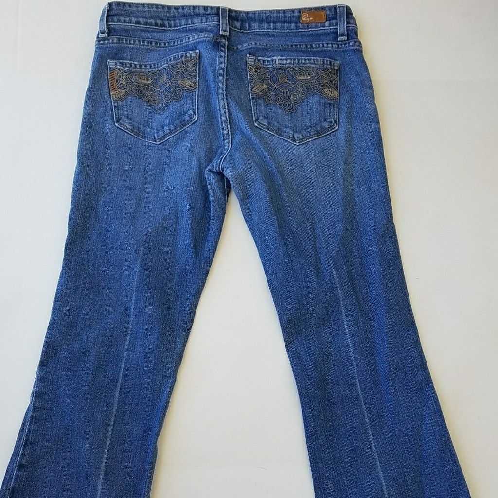 Paige Paige jeans Laurel Canyon style boot leg sz 29 Size 29" - 3 Thumbnail