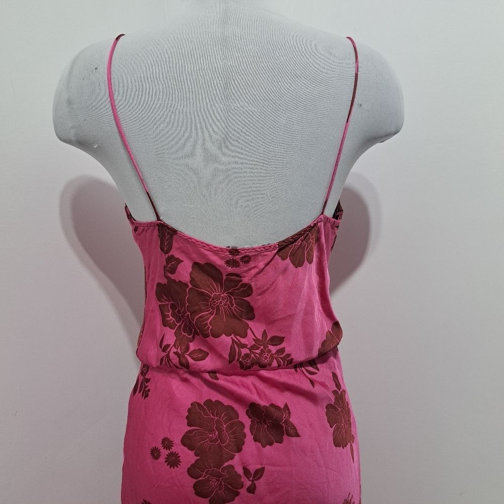 Zara Zara Floral Print Cowl Neck Feminine Glam Sleeveless Maxi Dr Size M / US 6-8 / IT 42-44 - 9 Thumbnail