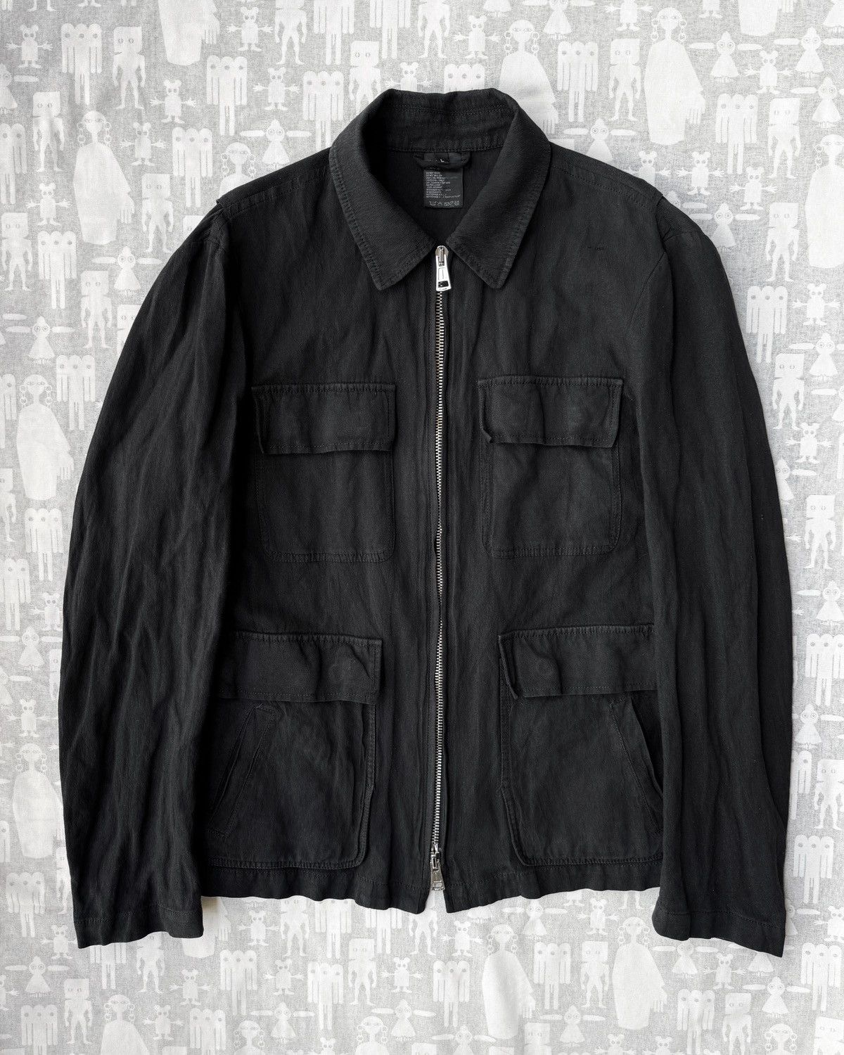 Ann Demeulemeester Ann Demeulemeester SS04 4 Pocket Metallic Threads Jacket Size US L / EU 52-54 / 3 - 1 Thumbnail