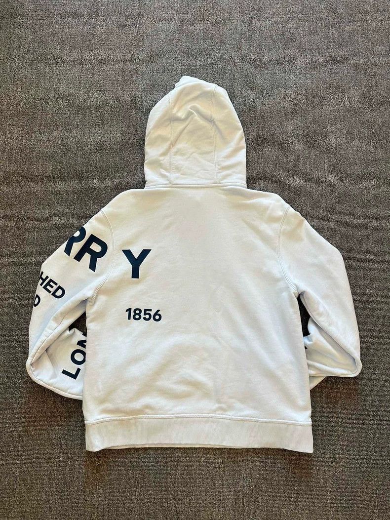 Burberry Burberry Burberry Horseferry Hoodie in Light Blue-2507 Size US M / EU 48-50 / 2 - 2 Thumbnail