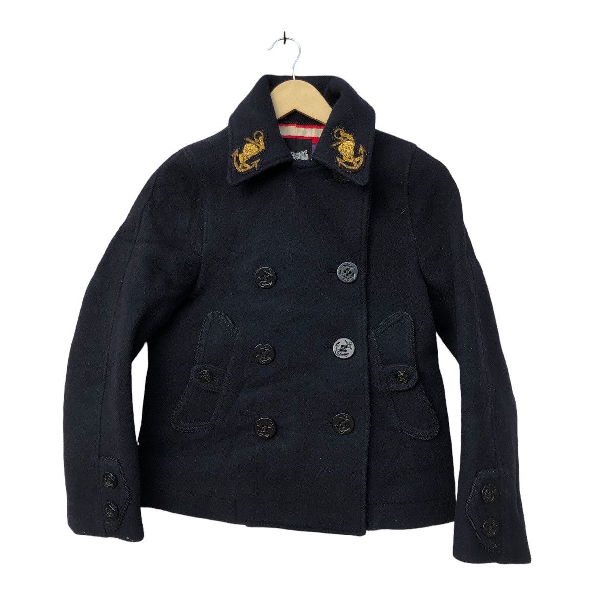 Japanese Brand × Vintage PeaCoat Jacket Rnaslang Size M / US 6-8 / IT 42-44 - 1 Thumbnail